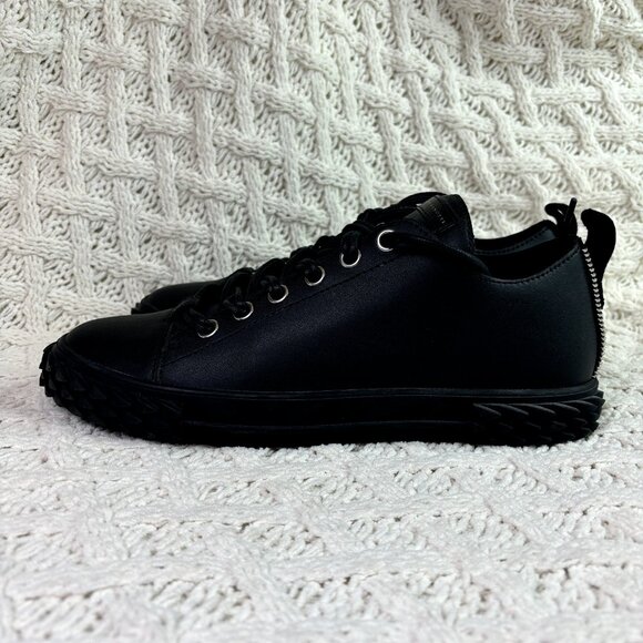NEW Giuseppe Zanotti $725 Blabber Low Top Sneaker Shoes Black Mens 44.5EU 11.5US - Picture 8 of 15